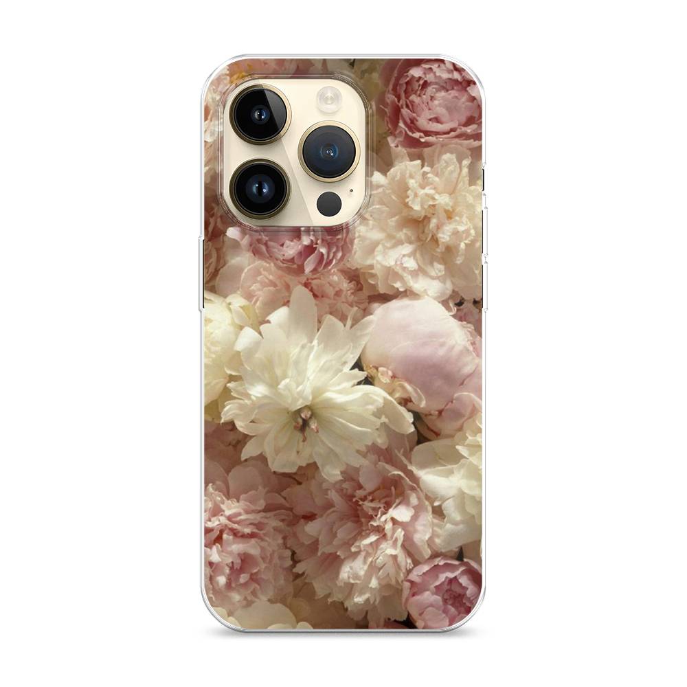 

Чехол Awog на Apple iPhone 14 Pro / Айфон 14 Pro "Пионы светлые", 15250-8