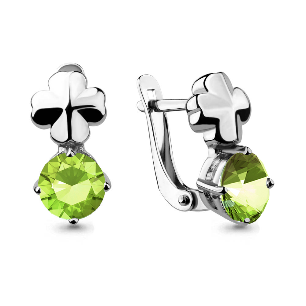 

Серьги из серебра со стеклом Aquamarine Aquamarine 46040101З_925_р, 46040101З_925_р