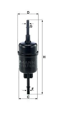 

Фильтр Топливный Wk 511/2 Nsin0006938292 MANN-FILTER арт. WK5112