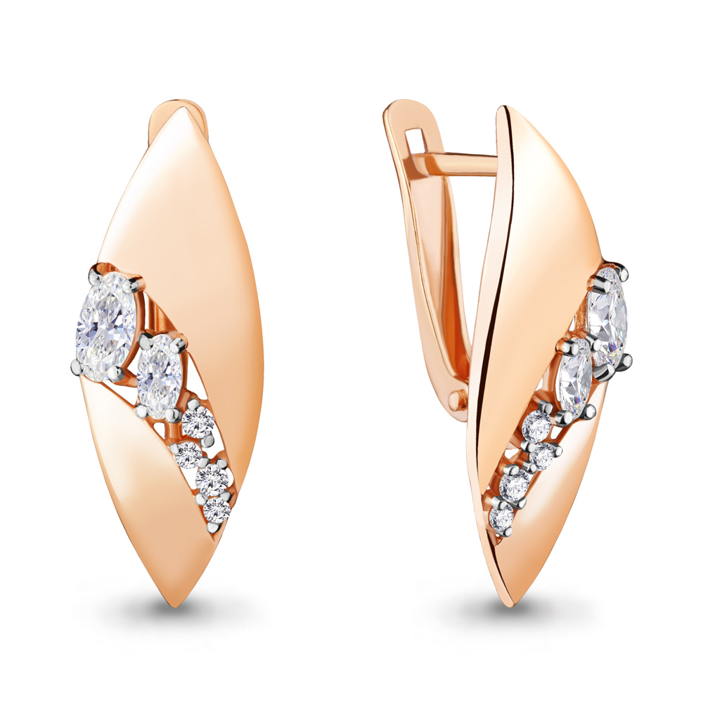 

Серьги из серебра с фианитом Aquamarine Aquamarine 45849А_925_з, 45849А_925_з