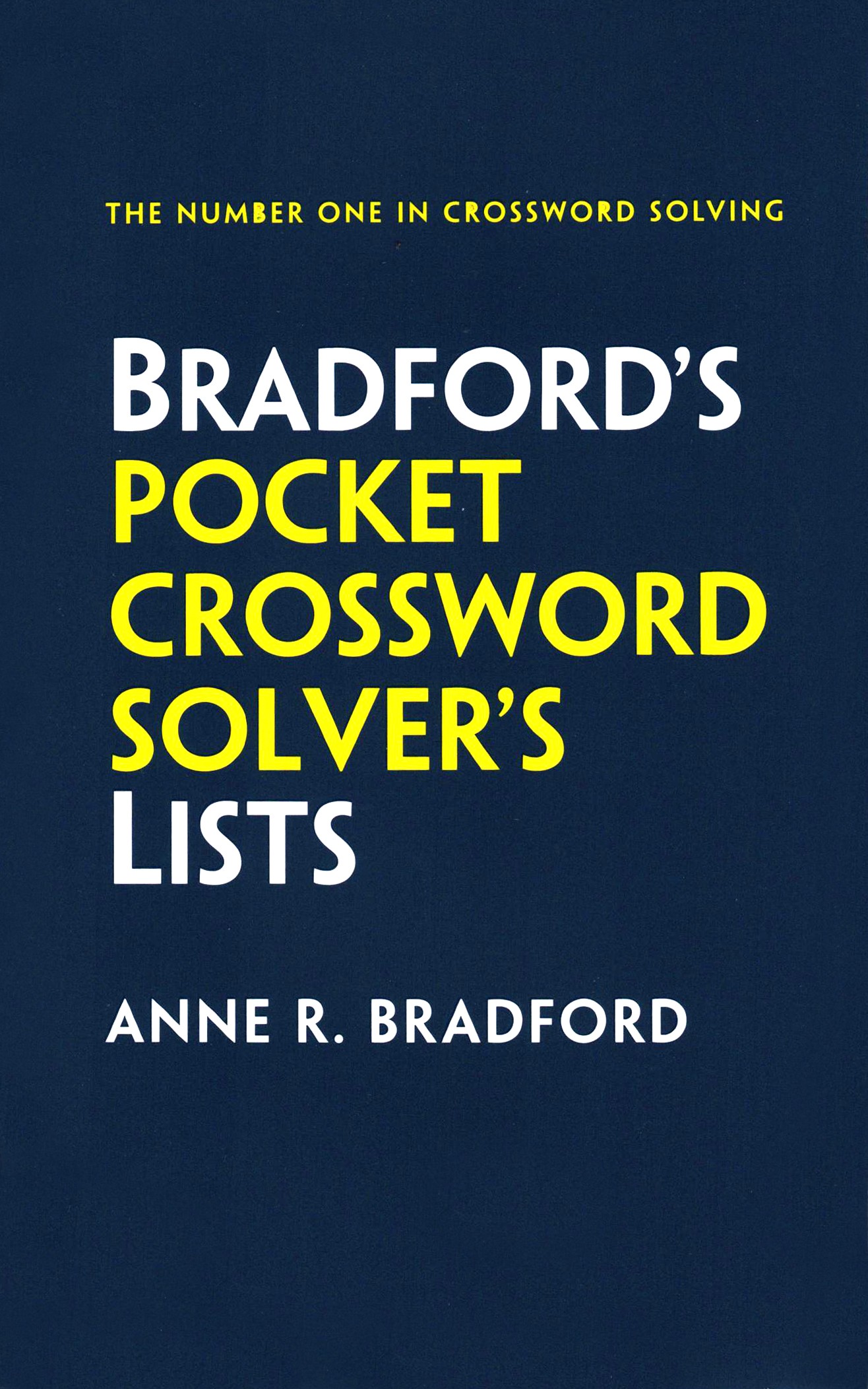 

Bradford's Pocket Crossword Solver's Lists