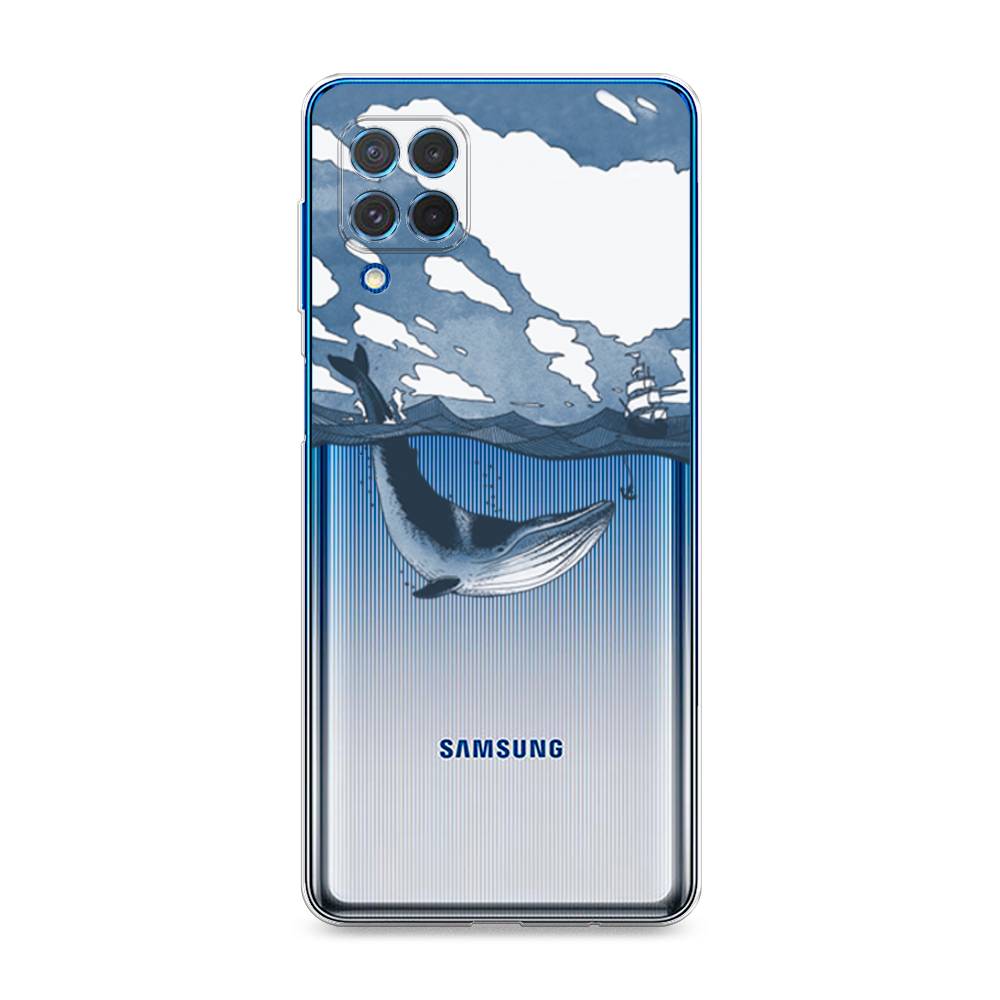 

Чехол на Samsung Galaxy M62 "Большой кит", Синий, 2102950-1