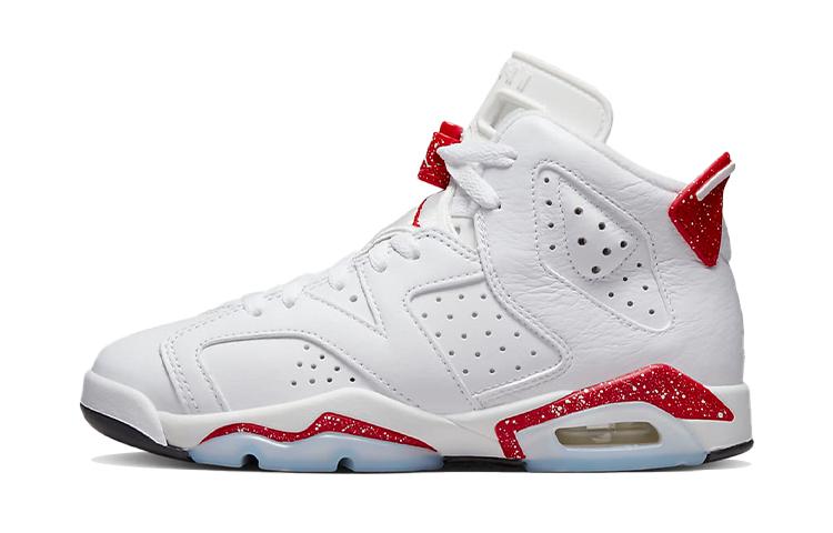 

Кроссовки унисекс Jordan Air Jordan 6 Red Oreo GS белые 36 EU, Белый, Air Jordan 6 Red Oreo GS