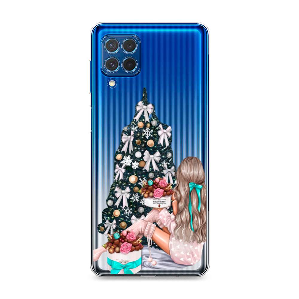 

Чехол на Samsung Galaxy M62 "New Year", Зеленый;бежевый;голубой, 2102950-5