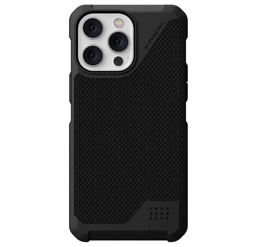 

Чехол с поддержкой Magsafe Uag Metropolis LT ткань Kevlar для iPhone 14 Pro Max 6.7 черный
