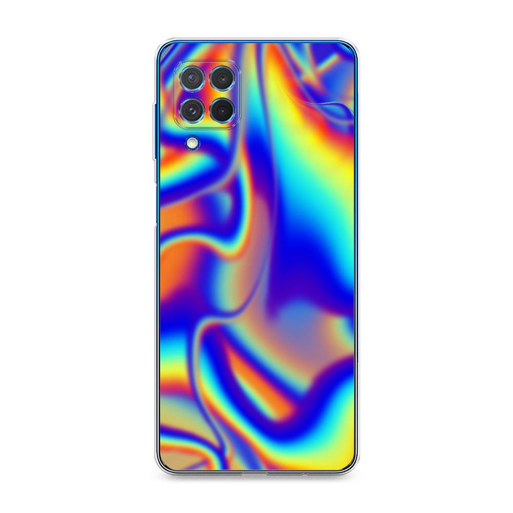 

Чехол на Samsung Galaxy M62 "Яркая голограмма", Разноцветный, 2102950-3