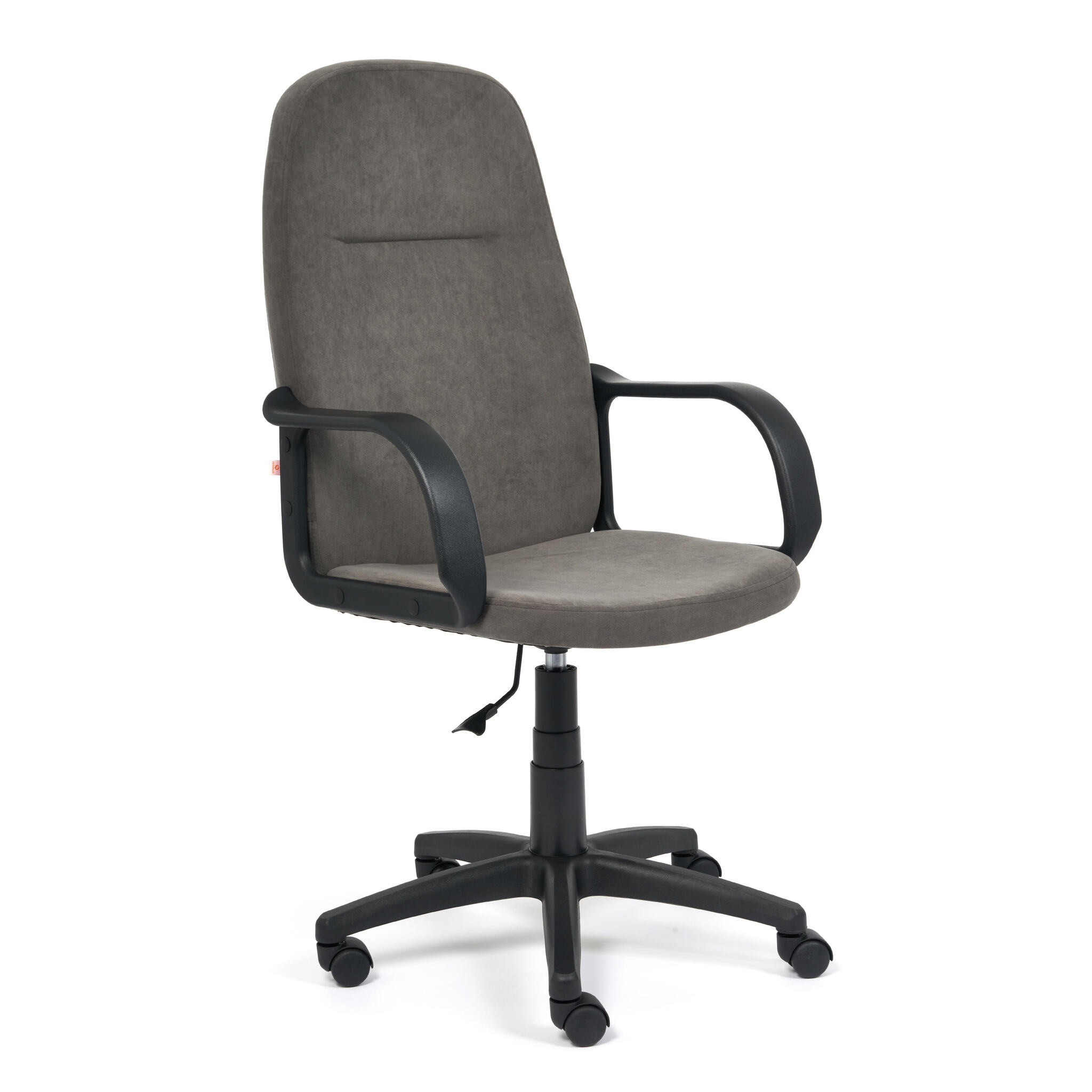 Офисное кресло Империя Стульев Leader, флок, серый