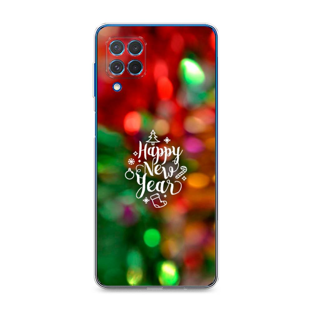 

Чехол на Samsung Galaxy M62 "Новый Год на елке", Зеленый;красный;желтый, 2102950-5