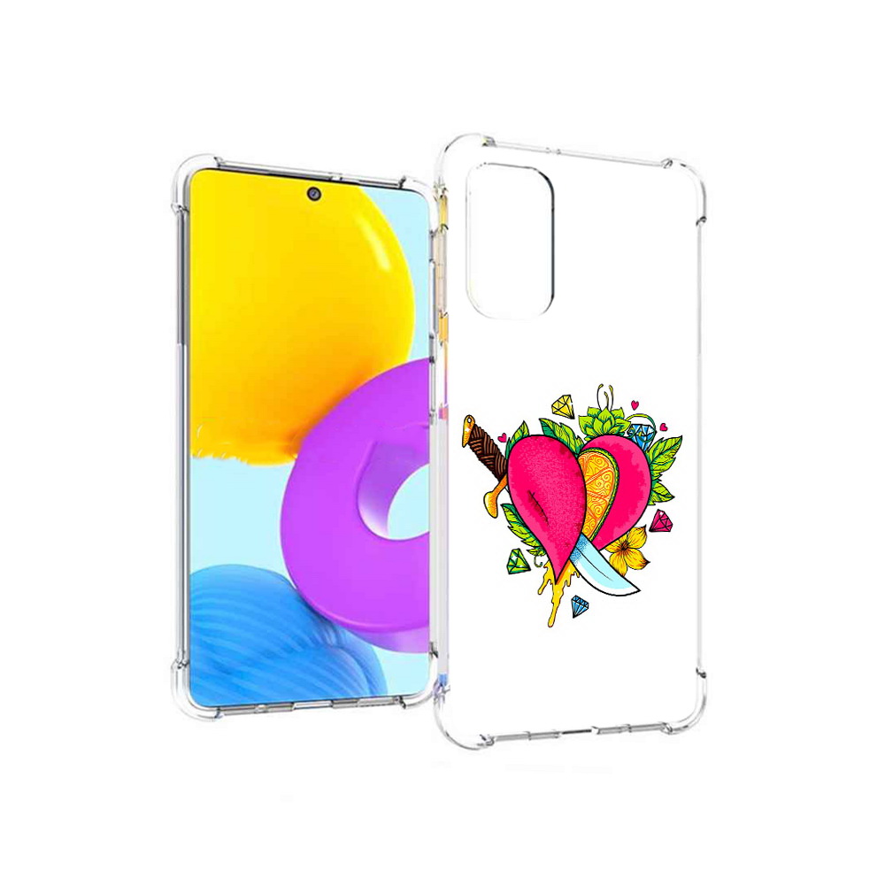 

Чехол MyPads Tocco для Samsung Galaxy M52 5G Фруктовое сердце (PT226932.542.188), Прозрачный, Tocco