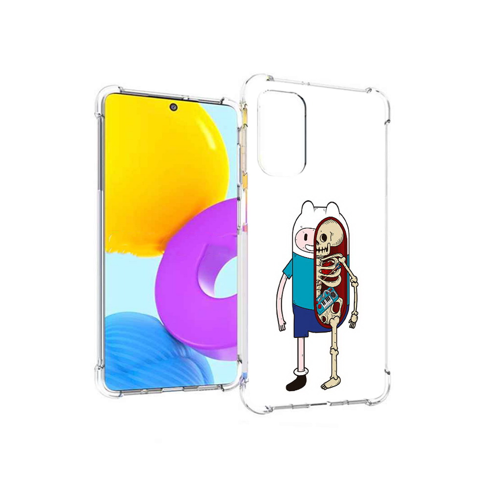 

Чехол MyPads Tocco для Samsung Galaxy M52 5G Финн скелет (PT226932.542.187), Прозрачный, Tocco
