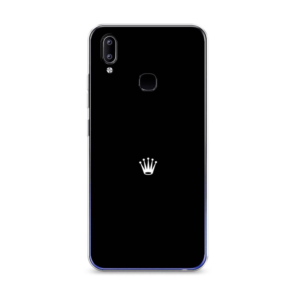 

Чехол Awog на Realme Q3 "Белая корона на черном фоне", Разноцветный, 256450-7