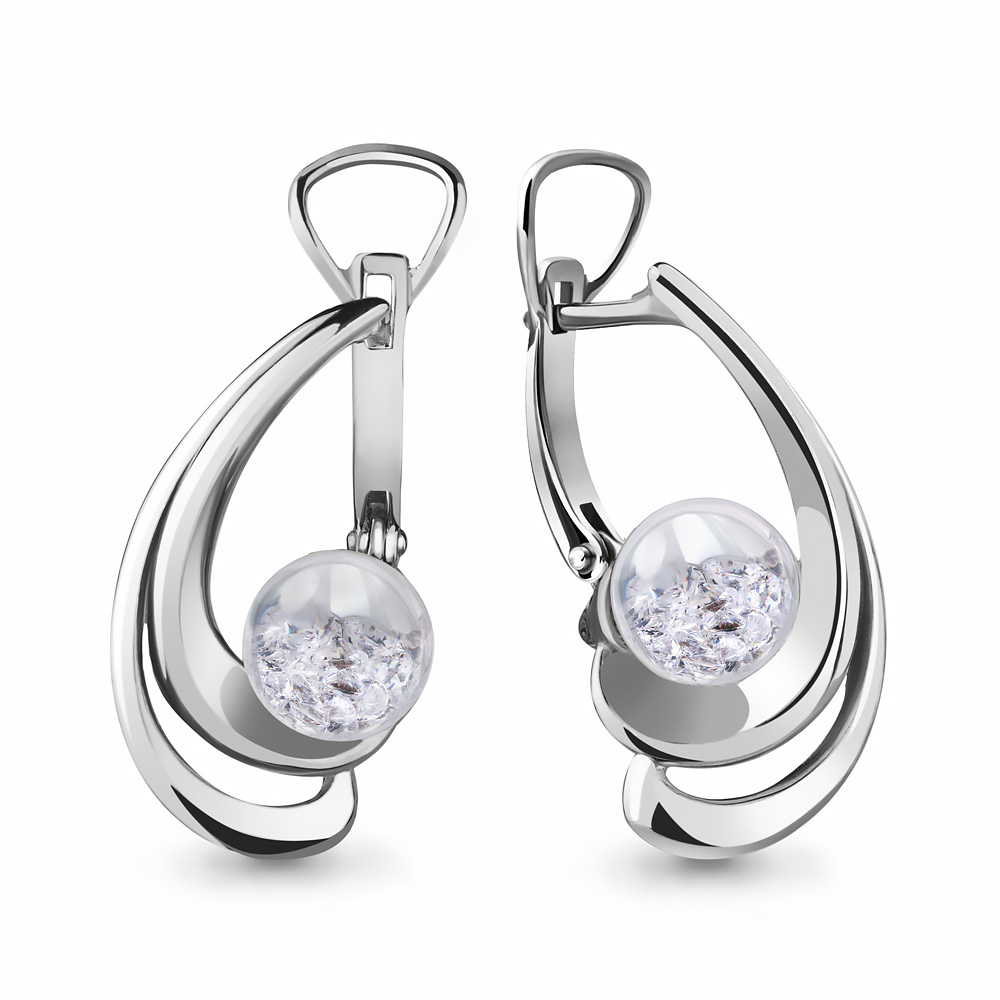 

Серьги из серебра с фианитом Aquamarine Aquamarine 45476_925_р, 45476_925_р