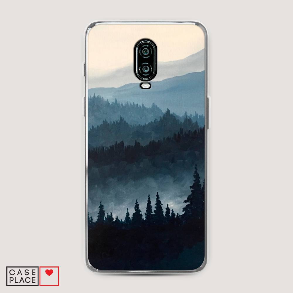 

Чехол Awog на Oneplus 6T / ВанПлас 6T "Туманные горы", Бежевый;серый;черный, 150650-4