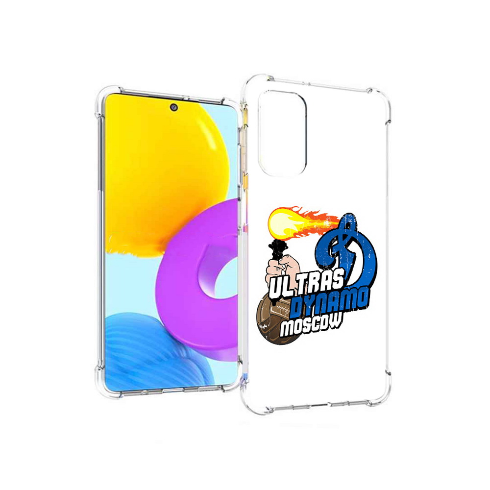 

Чехол MyPads Tocco для Samsung Galaxy M52 5G ФК Динамо (PT226932.542.177), Прозрачный, Tocco