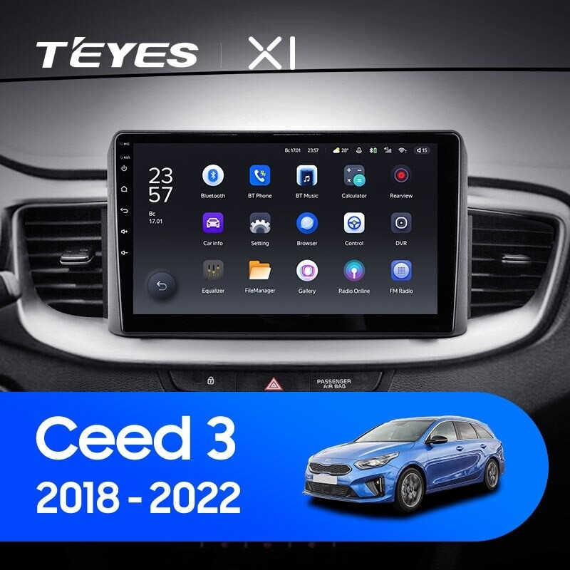 Автомобильная магнитола Teyes X1 4G 232 Kia Ceed 3 CD 2018-2022 2700000₽