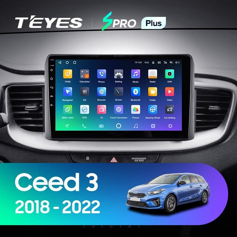 Автомобильная магнитола Teyes SPRO Plus 6128 Kia Ceed 3 CD 2018-2022 3800000₽