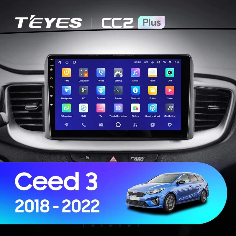 Автомобильная магнитола Teyes CC2L Plus 232 Kia Ceed 3 CD 2018-2022 2310000₽