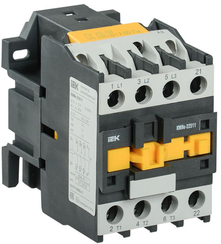 

Контактор КМИе-23211 32А 110В/АС3 1НЗ IEK KKME21-032-110-01