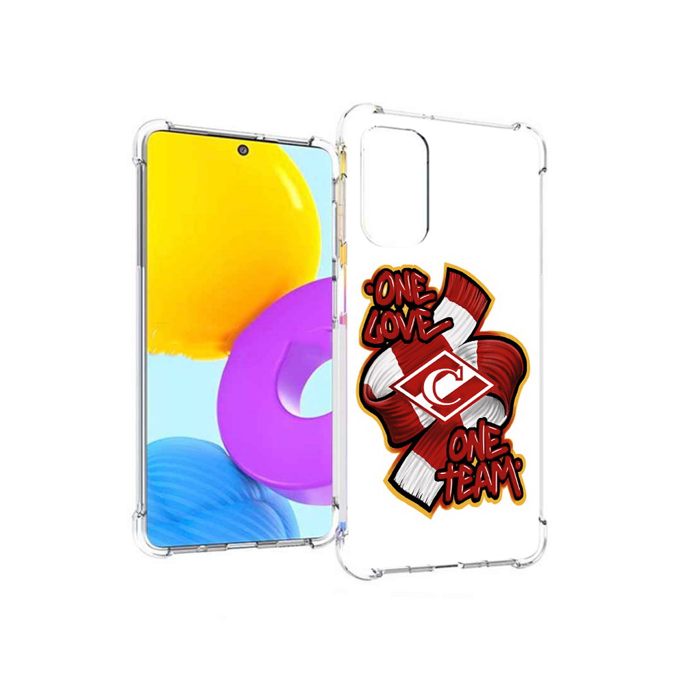 

Чехол MyPads Tocco для Samsung Galaxy M52 5G Одна любовь-Спартак (PT226932.542.126), Прозрачный, Tocco