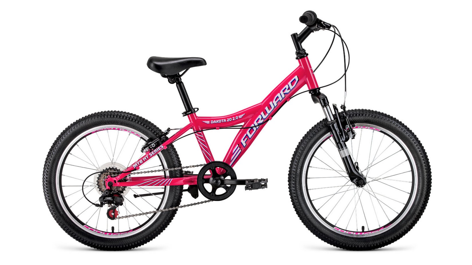 фото Велосипед forward dakota 20 2.0 2019-2020, розовый/белый