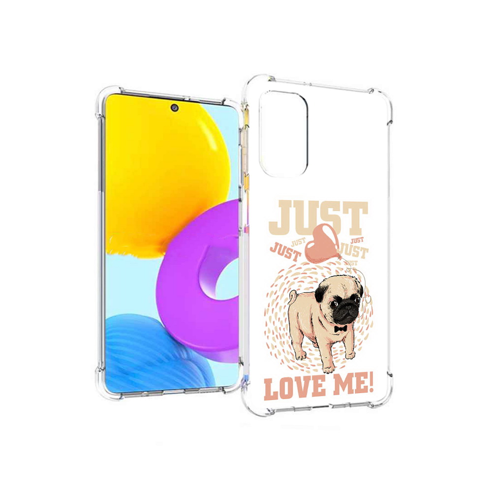 

Чехол MyPads Tocco для Samsung Galaxy M52 5G Люби меня (PT226932.542.109), Прозрачный, Tocco