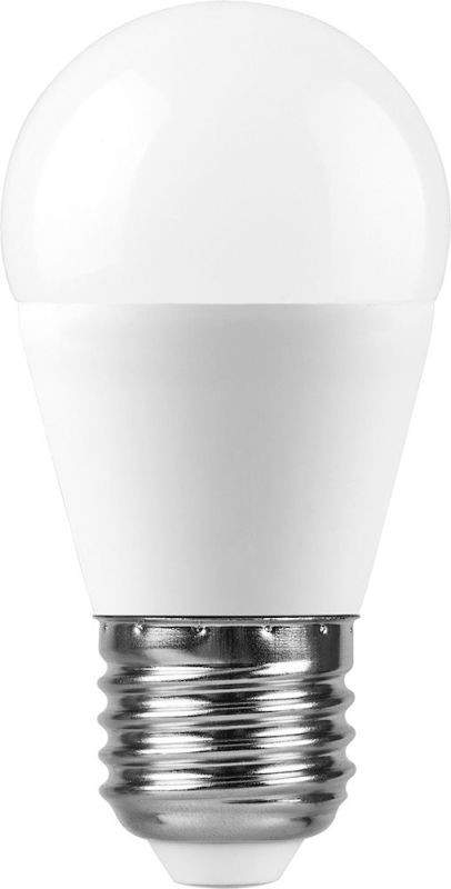 фото Лампа светодиодная feron, e27, 11w, 2700k, "шар", арт. 694369 - (10 шт.)