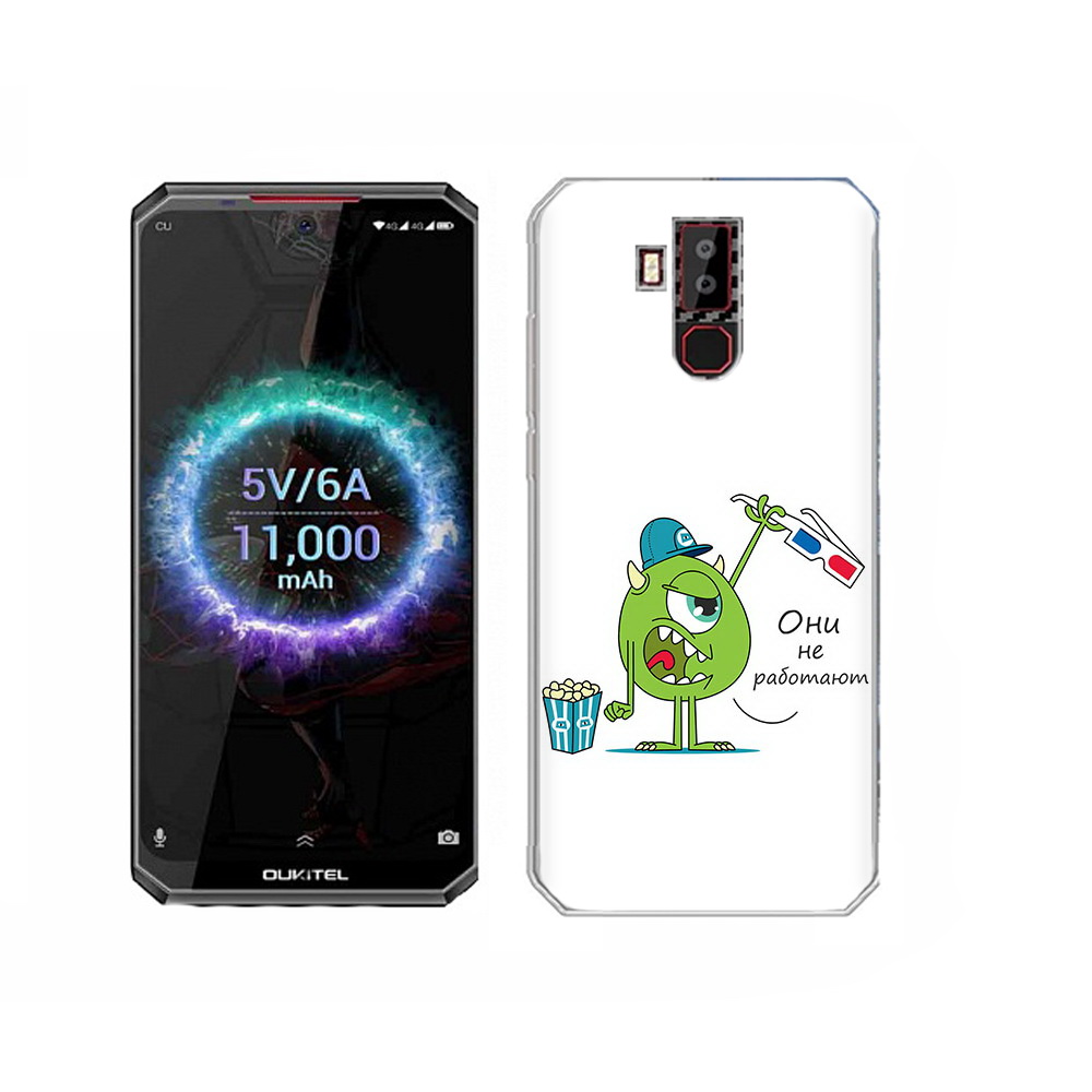 

Чехол MyPads Tocco для Oukitel K13 Pro Очки не работают, Прозрачный, Tocco
