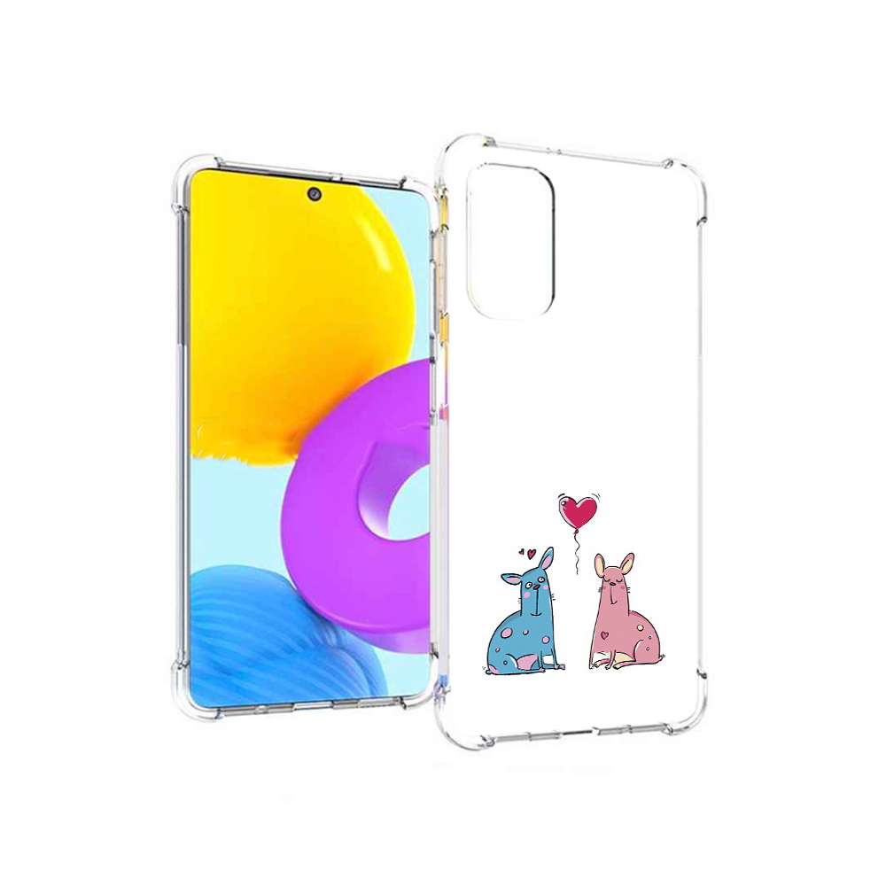 

Чехол MyPads Tocco для Samsung Galaxy M52 5G Лама любовь (PT226932.542.102), Прозрачный, Tocco