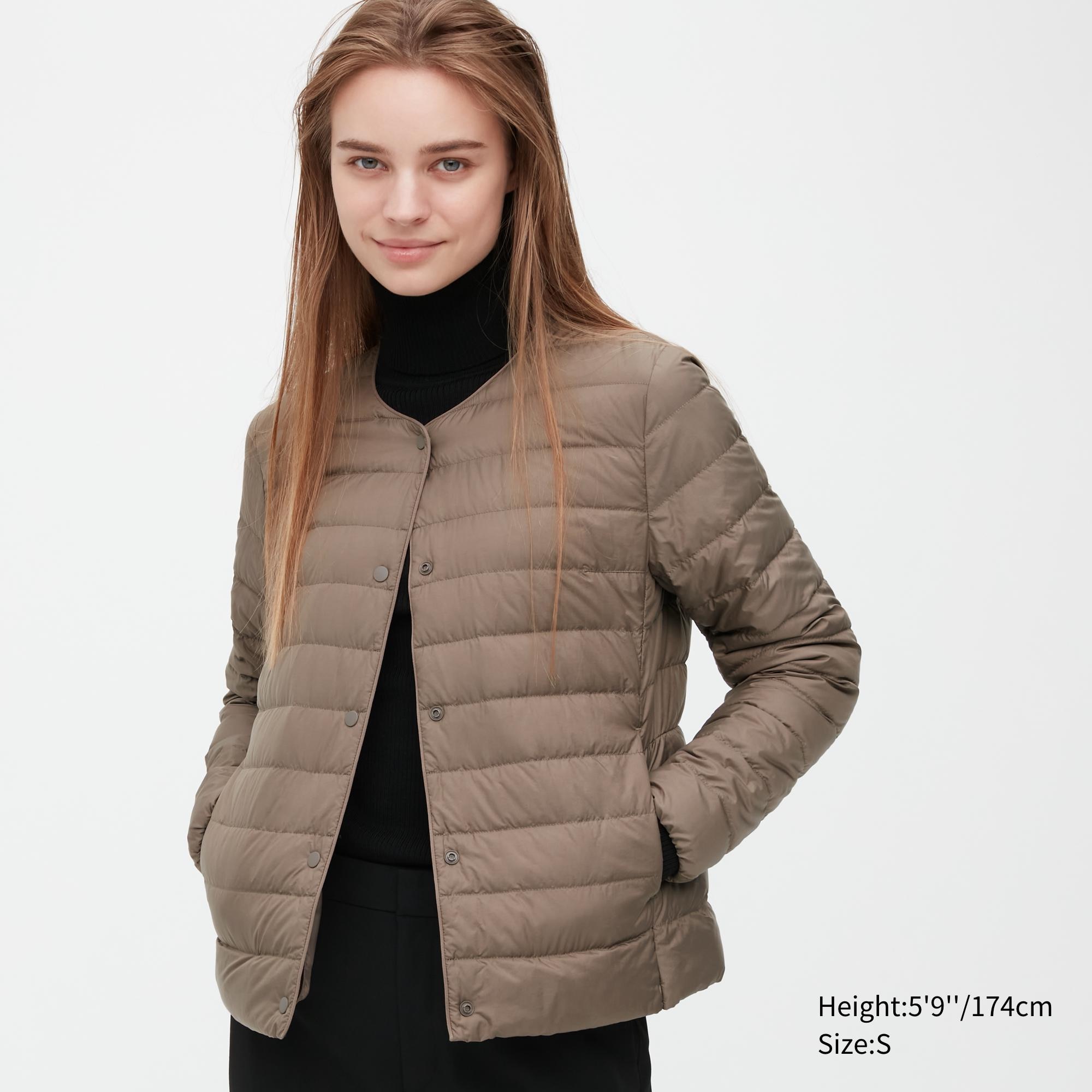 Пуховик женский UNIQLO 453274COL34 коричневый 3XL (доставка из-за рубежа)