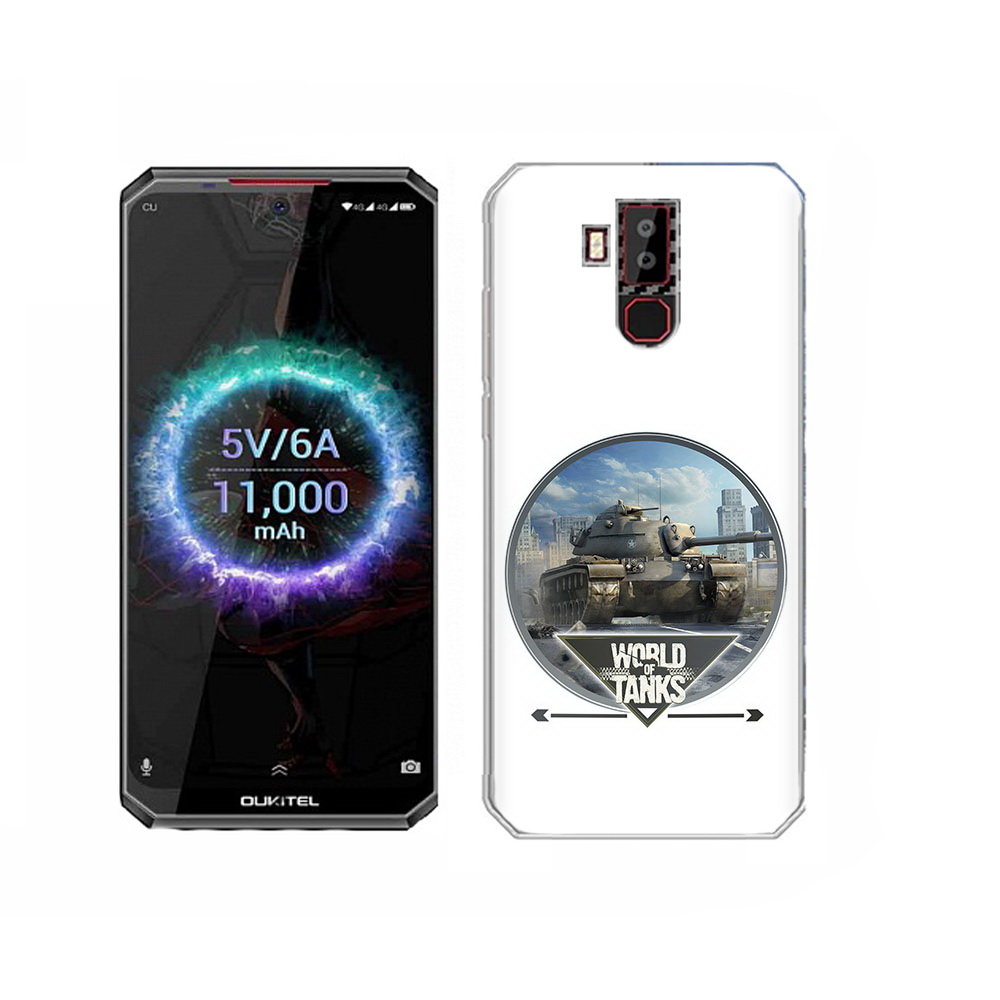 

Чехол MyPads Tocco для Oukitel K13 Pro Мир танков, Прозрачный, Tocco