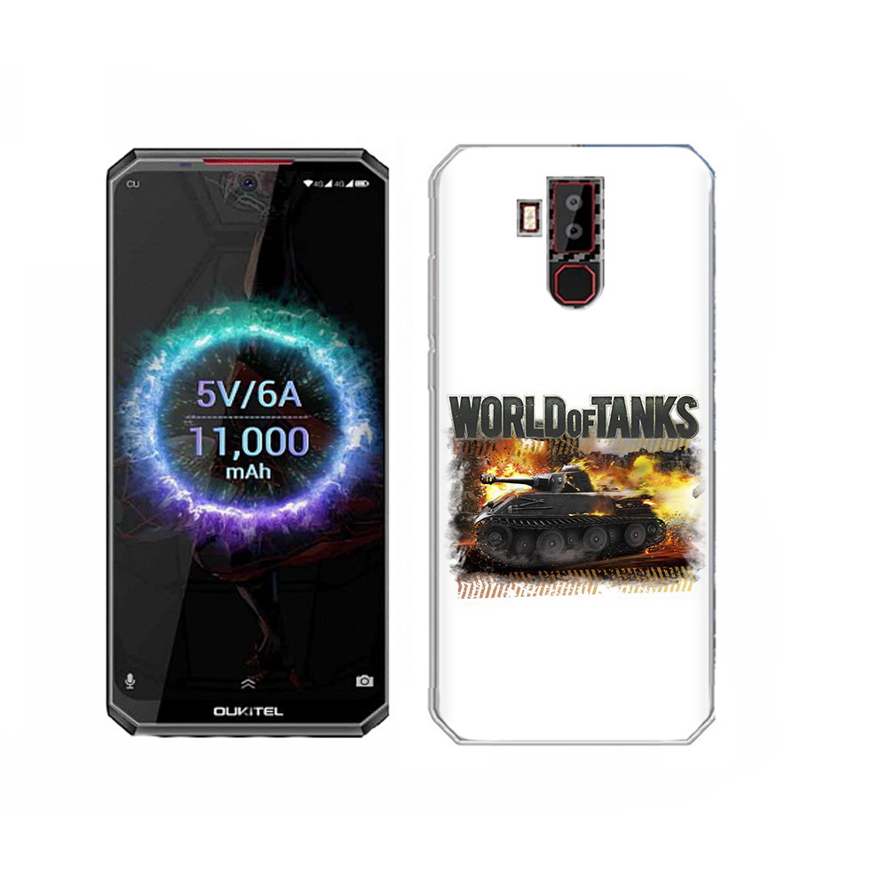 

Чехол MyPads Tocco для Oukitel K13 Pro Мир танков-2, Прозрачный, Tocco