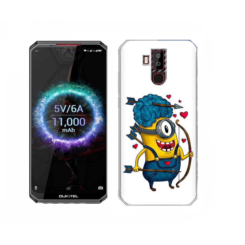 

Чехол MyPads Tocco для Oukitel K13 Pro Миньон купидон, Прозрачный, Tocco