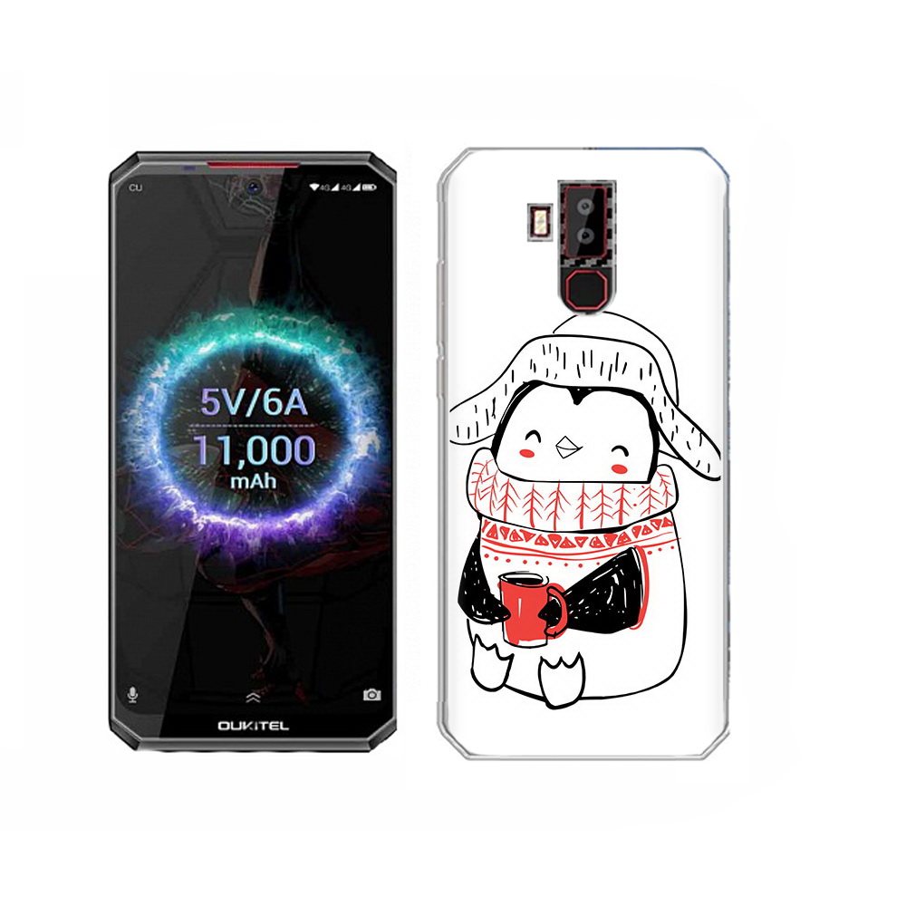 

Чехол MyPads Tocco для Oukitel K13 Pro Милый пингвин, Прозрачный, Tocco