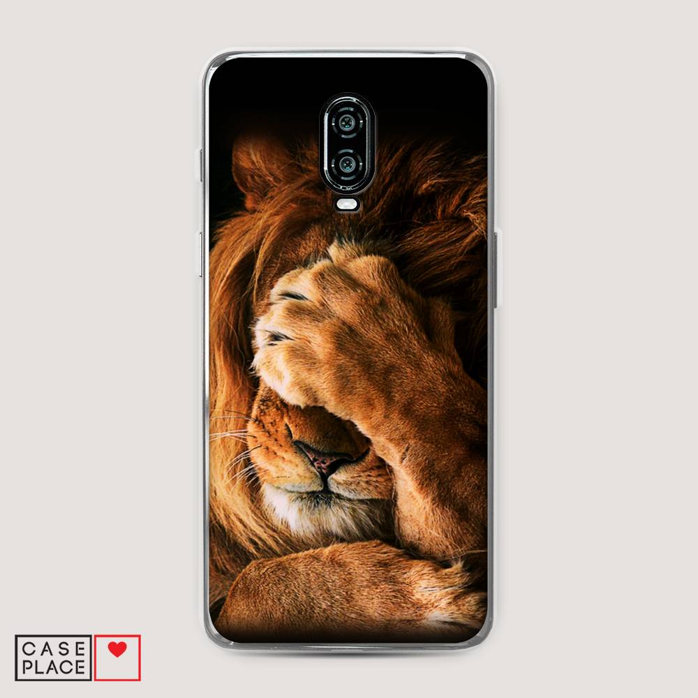 

Чехол Awog на Oneplus 6T / ВанПлас 6T "Львиный стыд", Коричневый;черный, 150650-1