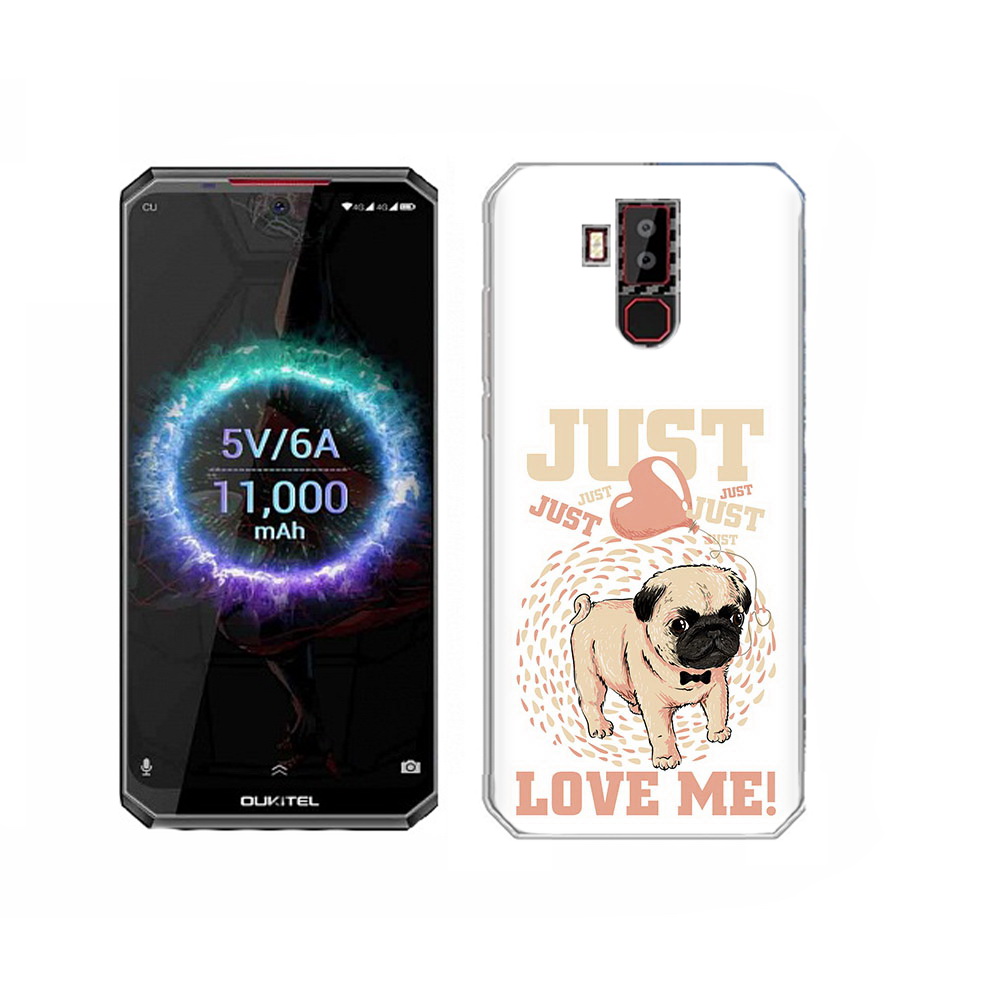 

Чехол MyPads Tocco для Oukitel K13 Pro Люби меня, Прозрачный, Tocco