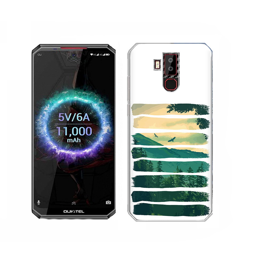 

Чехол MyPads Tocco для Oukitel K13 Pro Лесная чаща, Прозрачный, Tocco