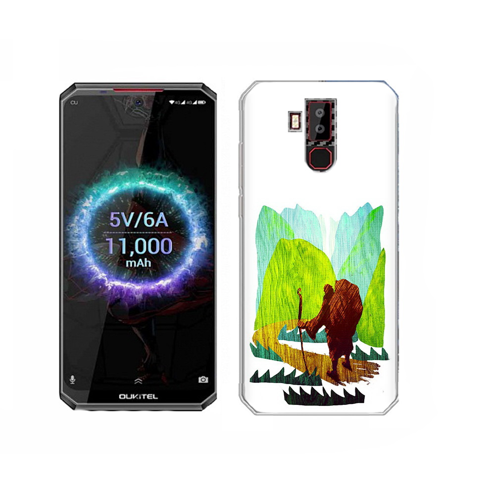 

Чехол MyPads Tocco для Oukitel K13 Pro Лесная тропа, Прозрачный, Tocco