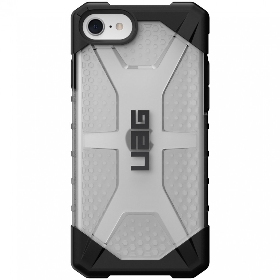 фото Чехол urban armor gear (uag) plasma series для iphone 7/8/se (2020-2022), прозрачный (ice)