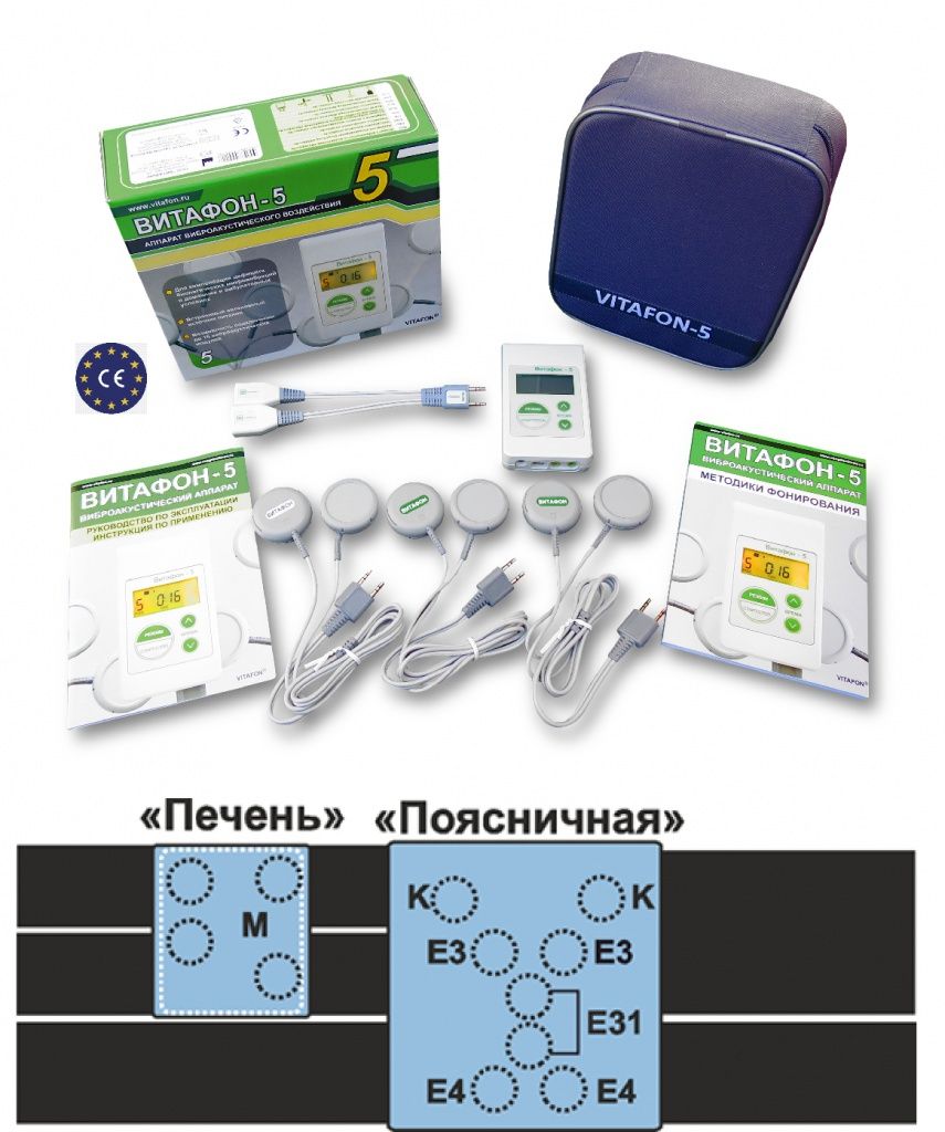 

Терапевтический аппарат Витафон 5 с Виброакустическим корсетом XL, 105-135 см, 5