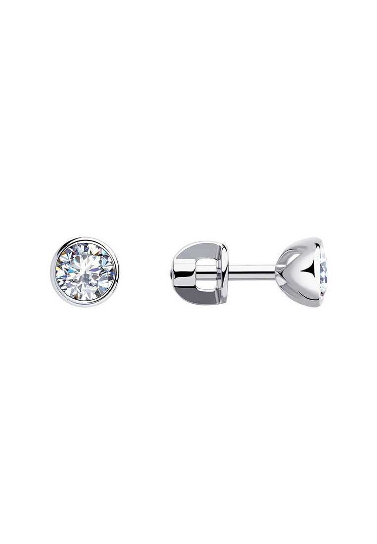 

Серьги-пусеты из серебра с фианитом Kari Jewelry С630-2161, С630-2161