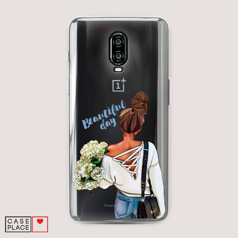 

Чехол Awog на Oneplus 6T / ВанПлас 6T "Beautiful day vector", Коричневый;белый;зеленый, 150650-6