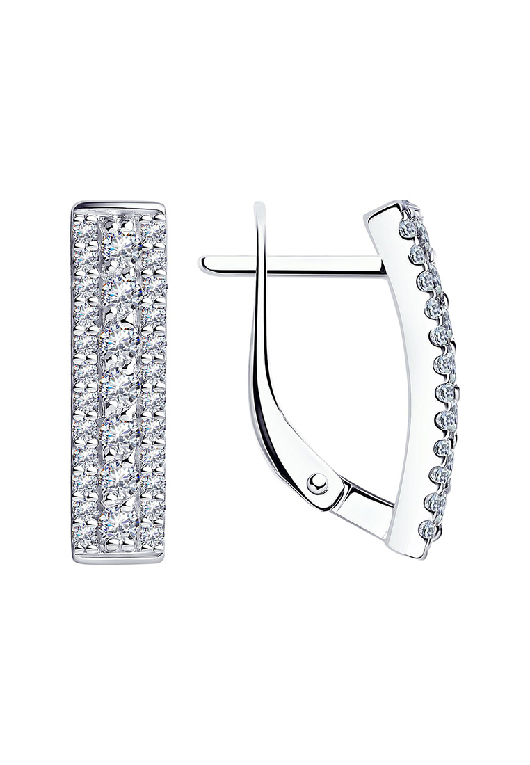 

Серьги из серебра с фианитом Kari Jewelry С630-2082, С630-2082