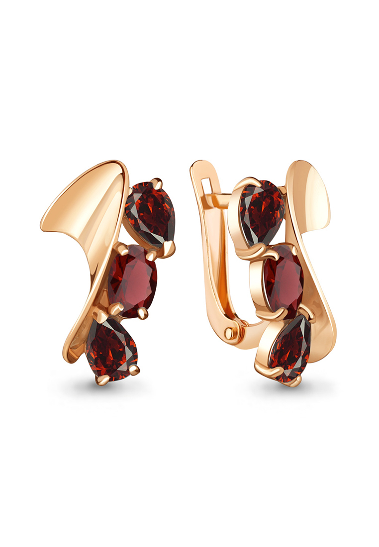 

Серьги из серебра с гранатом Kari Jewelry 4731103.6, 4731103.6