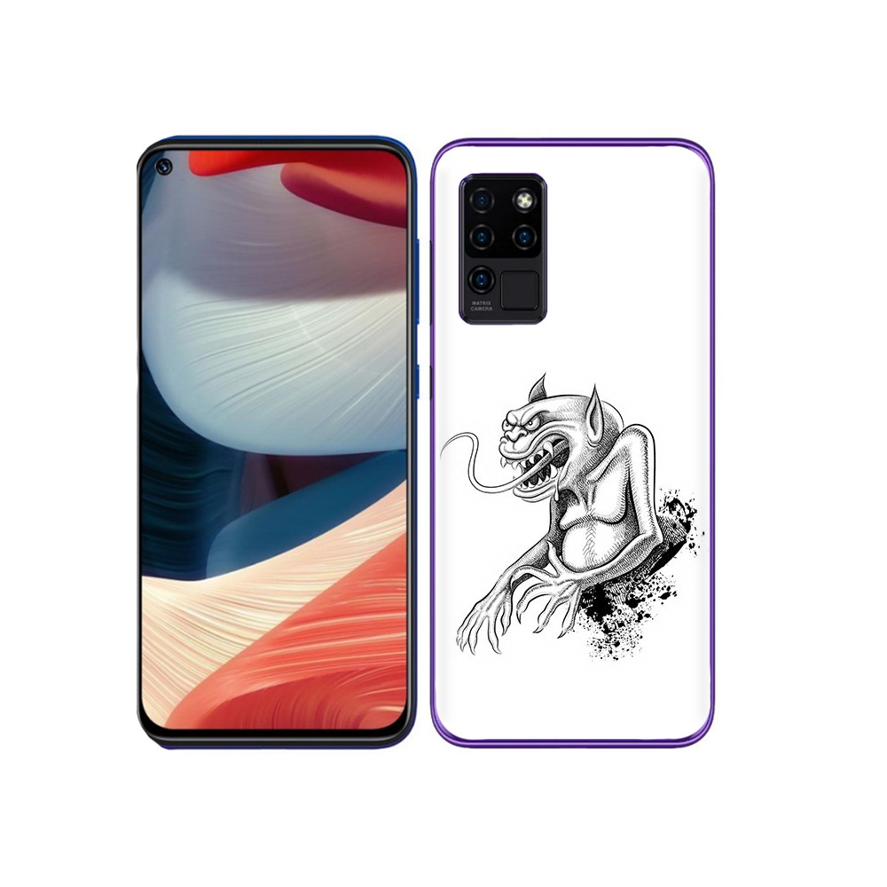 

Чехол MyPads Tocco для Oukitel C21 чорт, Прозрачный, Tocco