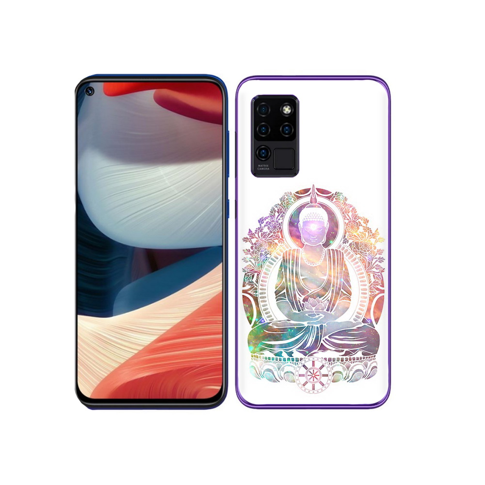 

Чехол MyPads Tocco для Oukitel C21 умный мужчина абстракция, Прозрачный, Tocco