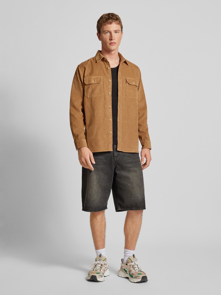

Рубашка мужская Levi's 195730229 бежевая XL, Бежевый, 195730229