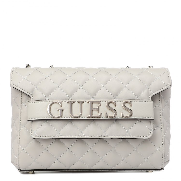 фото Сумка кросс-боди женская guess hwvg7970210 бежево-серая