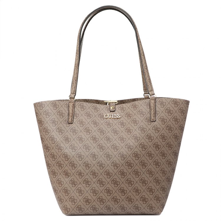 

Сумка тоут женская Guess HWSS7455230, серо-бежевый, HWSS7455230