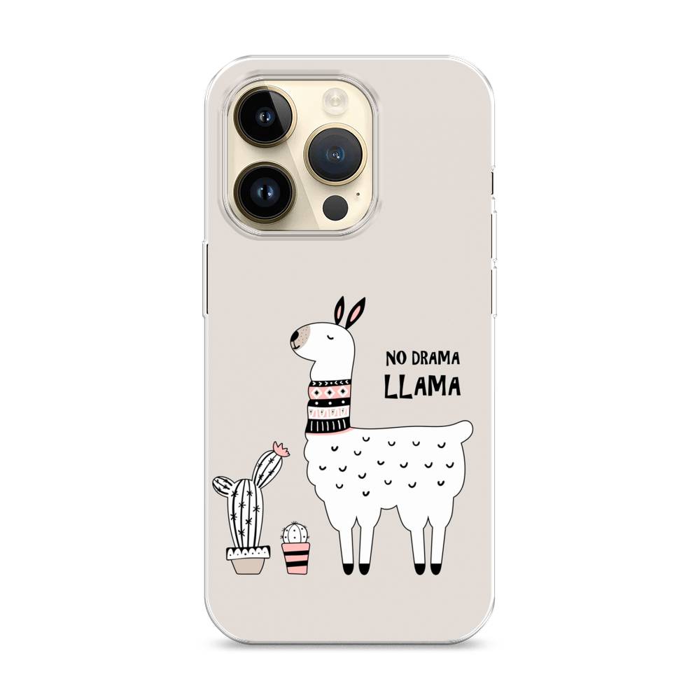 

Чехол Awog на Apple iPhone 14 Pro / Айфон 14 Pro "No drama LLama", 15250-2