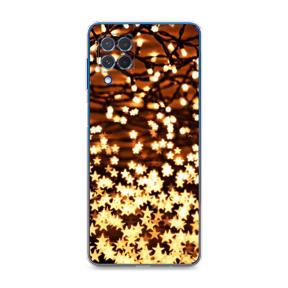 

Чехол на Samsung Galaxy M62 "Новогодняя гирлянда", Золотистый, 2102950-5